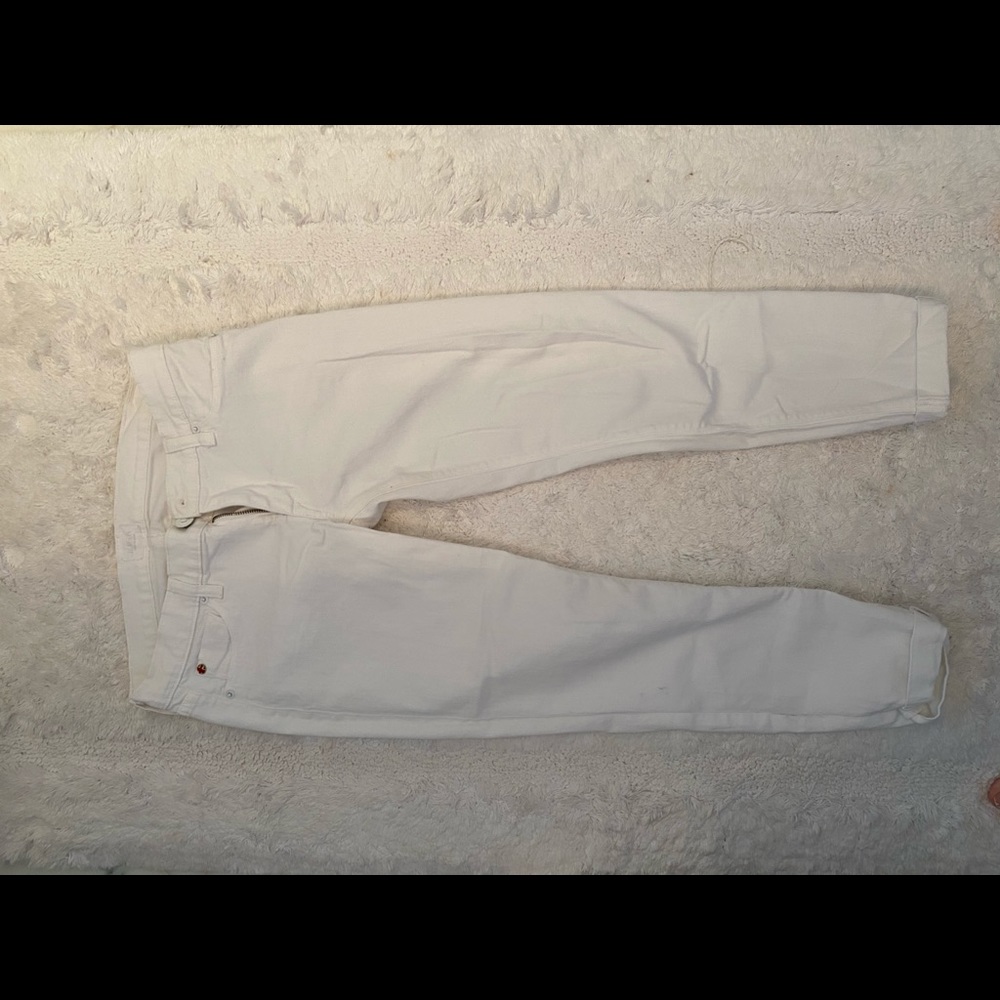 White crop Jeans